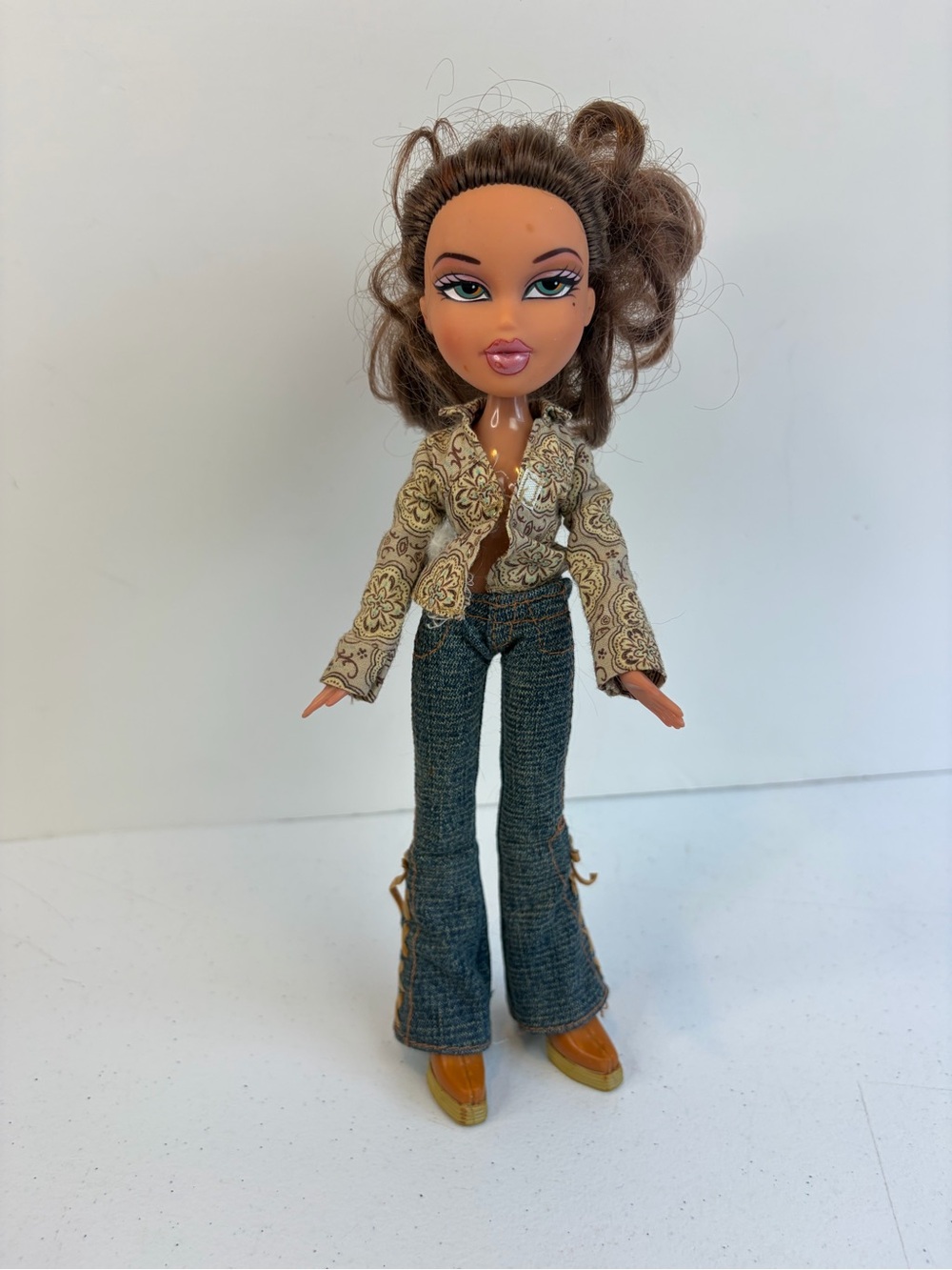 Bratz 10in Doll Style It Hippie Chic Yasmin Original Outfit 2003 parts restore
